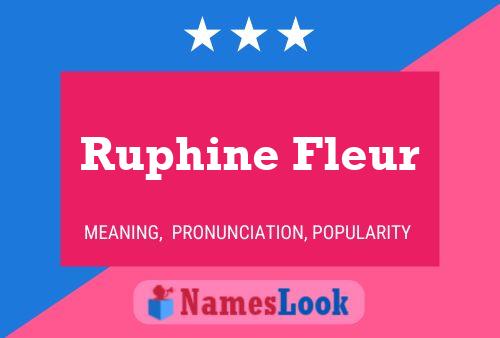 Ruphine Fleur 名字海报