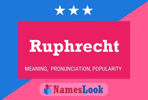 Ruphrecht 名字海报