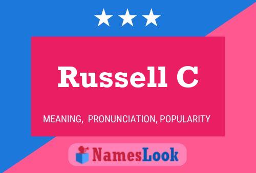 Russell C 名字海报