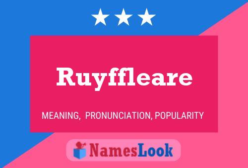 Ruyffleare 名字海报