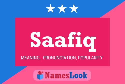 Saafiq 名字海报