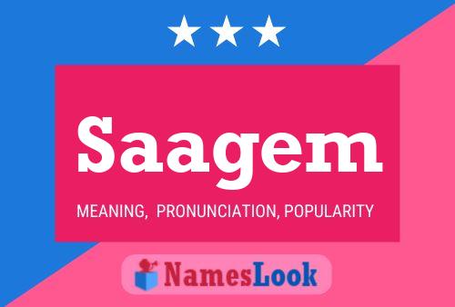 Saagem 名字海报