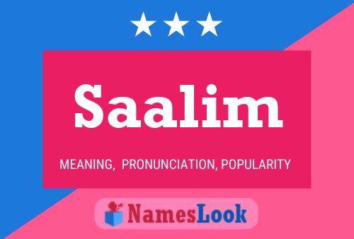 Saalim 名字海报