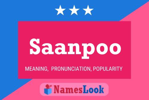 Saanpoo 名字海报