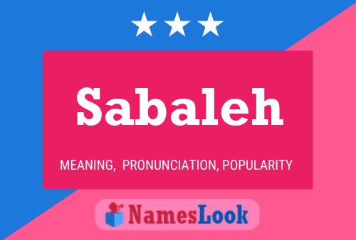 Sabaleh 名字海报