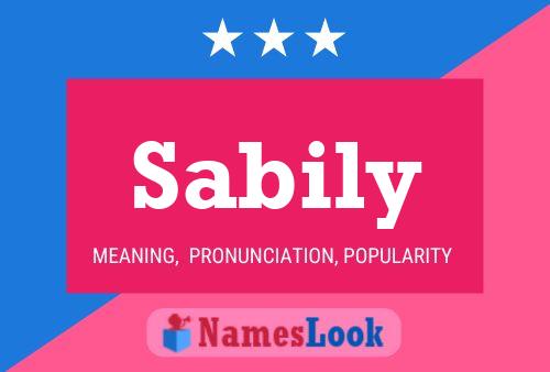 Sabily 名字海报