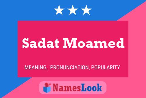 Sadat Moamed 名字海报