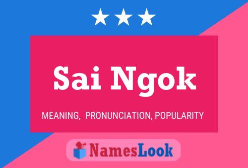 Sai Ngok 名字海报