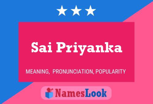 Sai Priyanka 名字海报