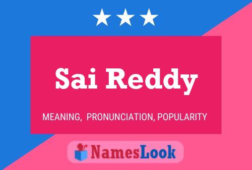 Sai Reddy 名字海报