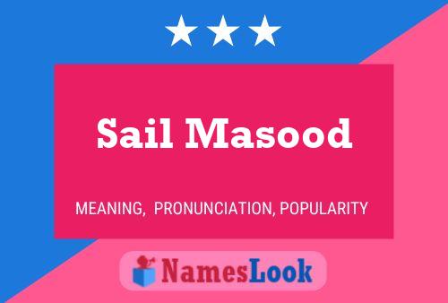 Sail Masood 名字海报