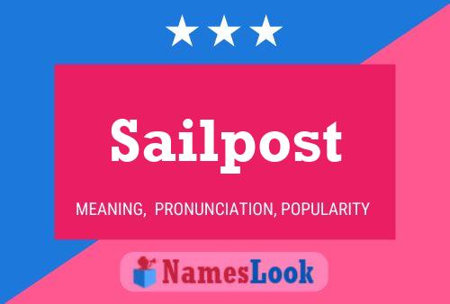 Sailpost 名字海报