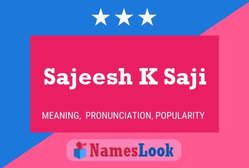 Sajeesh K Saji 名字海报