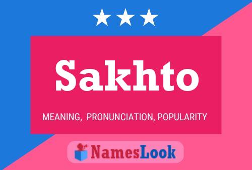 Sakhto 名字海报