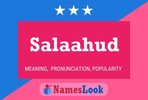 Salaahud 名字海报