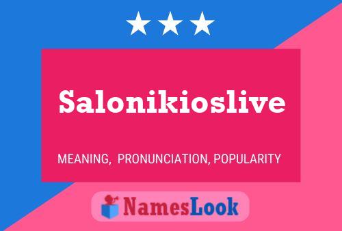 Salonikioslive 名字海报