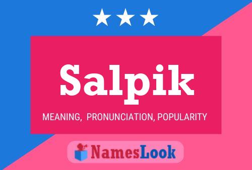 Salpik 名字海报