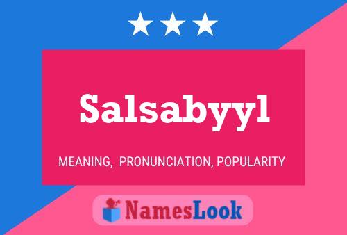 Salsabyyl 名字海报