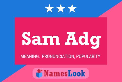 Sam Adg 名字海报