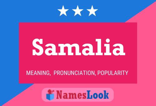 Samalia 名字海报