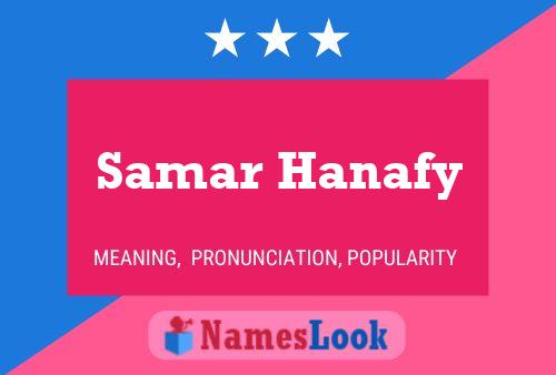 Samar Hanafy 名字海报