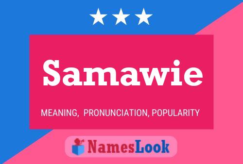 Samawie 名字海报