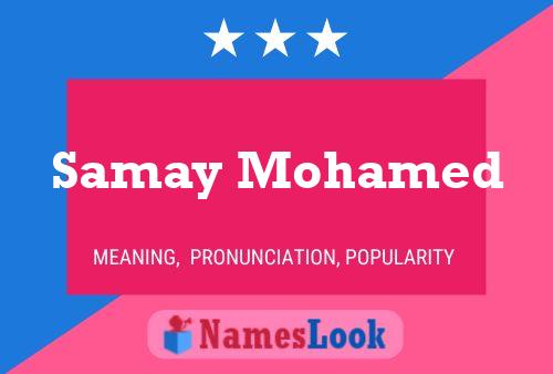 Samay Mohamed 名字海报