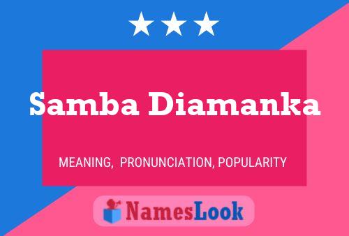 Samba Diamanka 名字海报