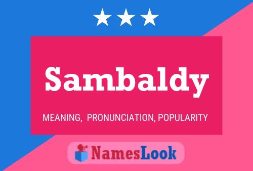 Sambaldy 名字海报