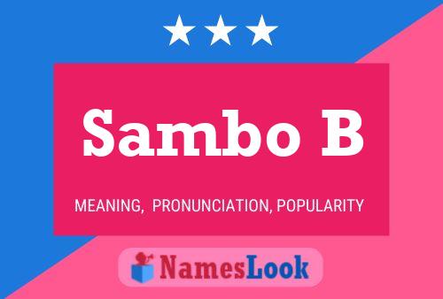 Sambo B 名字海报