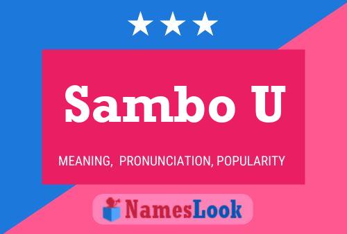 Sambo U 名字海报