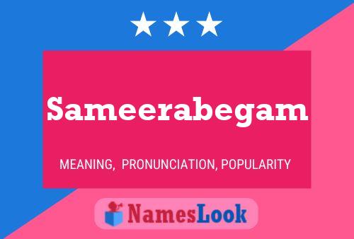 Sameerabegam 名字海报