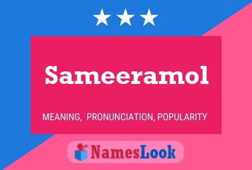 Sameeramol 名字海报