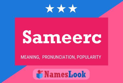 Sameerc 名字海报