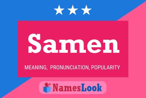 Samen 名字海报