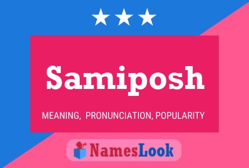 Samiposh 名字海报