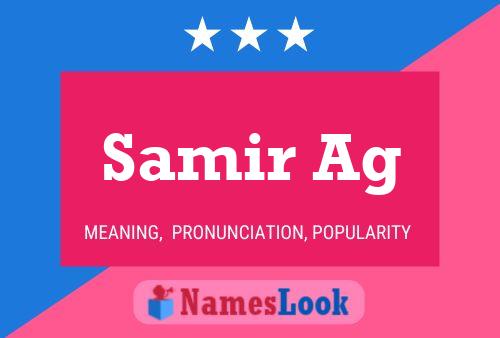 Samir Ag 名字海报