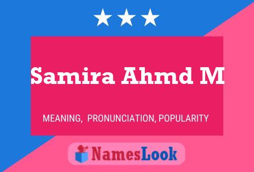 Samira Ahmd M 名字海报