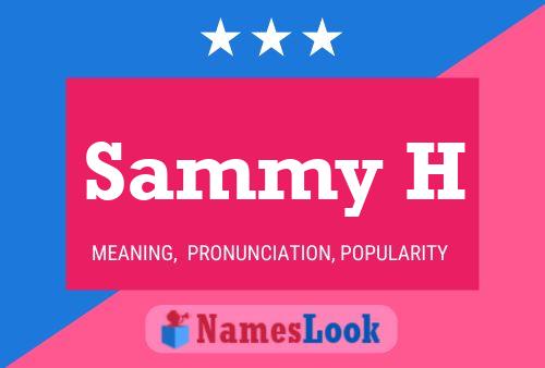 Sammy H 名字海报