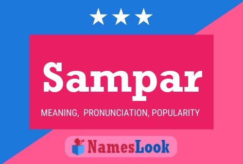 Sampar 名字海报