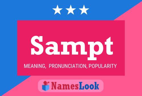 Sampt 名字海报