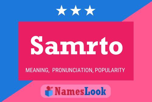 Samrto 名字海报