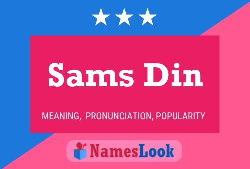 Sams Din 名字海报