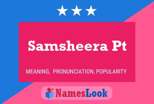 Samsheera Pt 名字海报