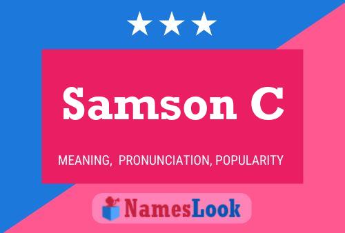 Samson C 名字海报