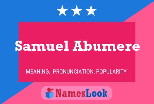 Samuel Abumere 名字海报