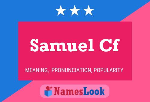 Samuel Cf 名字海报