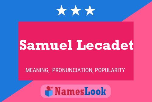 Samuel Lecadet 名字海报