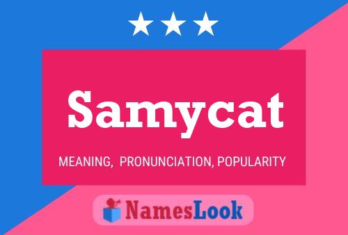 Samycat 名字海报