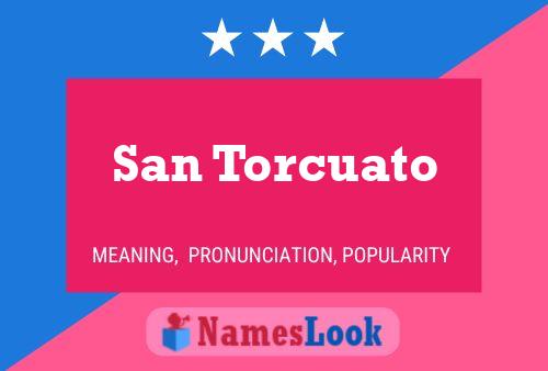 San Torcuato 名字海报